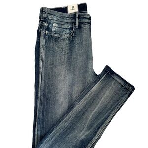 Men’s Essentials skinny Active flex ice blue jeans